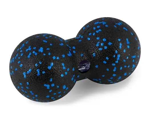 Масажний набір PowerPlay PP_4015 EPP Foam Roller Set 4in1 (2-ва роли + 2-ва м'ячі) Чорно-синій (PP_4015_Blue) - фото 6
