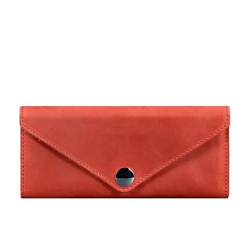 Женский кожаный кошелек Керри 1.0 коралловый - фото 7