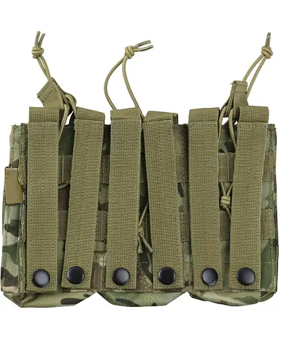Підсумок під магазини АК Kombat UK Triple Duo Mag Pouch Мультикам (1000-kb-tdmp-btp) - фото 2