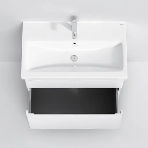 Тумба з умивальником AM.PM Hit підлогова 75 см білий M93A-FSX0752-WC0752WG38 Білий - фото 8