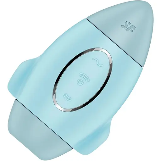 Вакуумний стимулятор Satisfyer Mission Control Blue SO8969 (108369) - фото 2