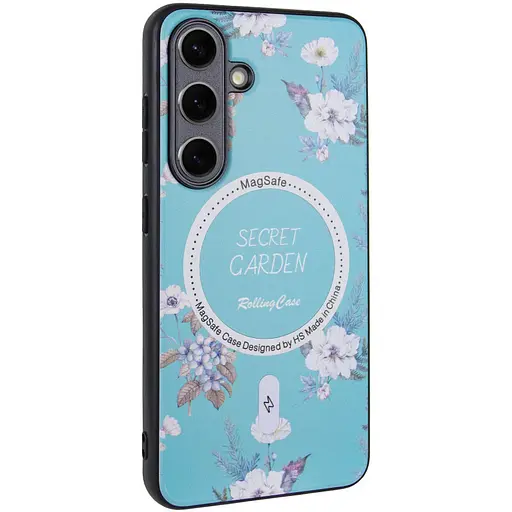 TPU+PC чохол Epik Secret Garden with MagFit для Samsung Galaxy S23 FE Mint - фото 2