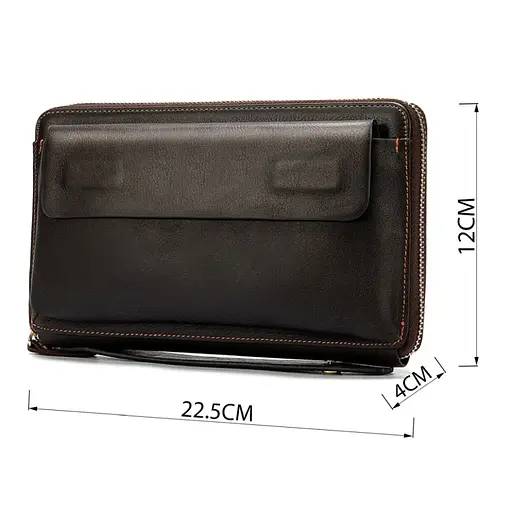 Кожаный мужской клатч Bexhill 22.5х12х4 см sum0026295 - фото 5