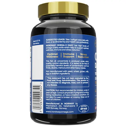 Nordway OMEGA-3 Daily 1000 мг у м'яких капсулах №90 - фото 2