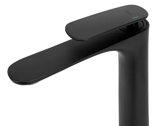 Смеситель для умывальника Rea Berg высокий black REA-B2039 Черный матовый - фото 5