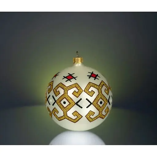 Набір ялинкових прикрас Різдвяні історії Код нації: Одещина 3 кулі скло (4820001112900) - фото 5