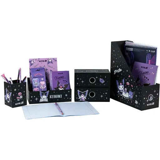 Органайзер настольный Kite Kuromi 4 предмета (HK25-357) - фото 3