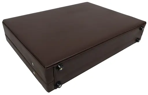 Тонкий чоловічий кейс, дипломат із еко шкіри Portfolio 44х33х8 см 000282185 - фото 5