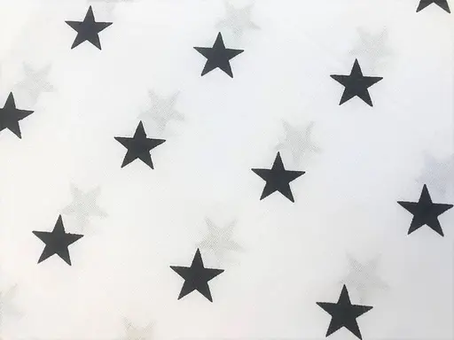 Хлопковая пеленка Moontime 100х80см "Звезды черные" - фото 2