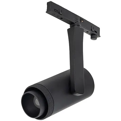 Магнітний трековий світильник Nowodvorski 11715 NANO-LVM Spot Zoom LED 1x7W 3000K 300Lm IP20 чорний - фото 1