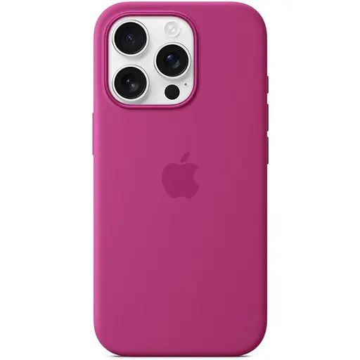 Чохол Epik Silicone case AAA with Magsafe and Animation для Apple iPhone 16 Pro 6.3 Fuchsia - фото 2