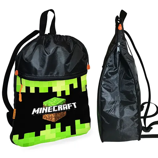Шкільний рюкзак дитячий Minecraft + Сумка для взуття спортивної форми рюкзак-мішок для хлопчика (01708) - фото 2