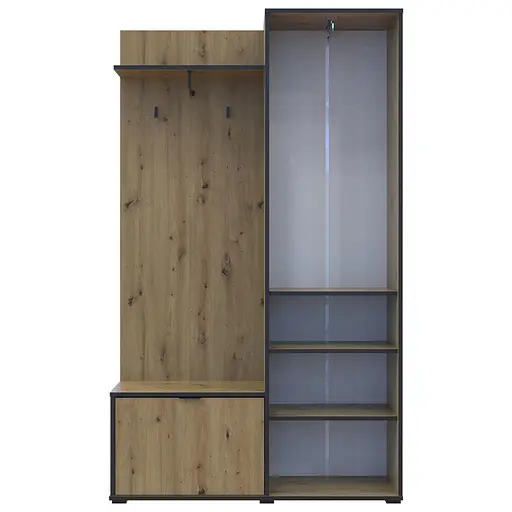 Прихожая Doros Дора Дуб Артизан 113,5х40х192 (44900218) - фото 8