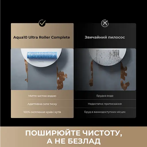 Робот-пилосос миючий Dreame Aqua 10 Ultra Roller Complete Black - фото 12