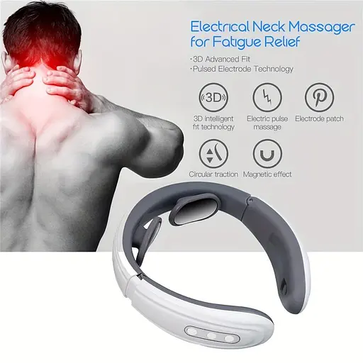 Электрический массажер для шейного отдела позвоночника EMS 6 моделей 9 передач - фото 3
