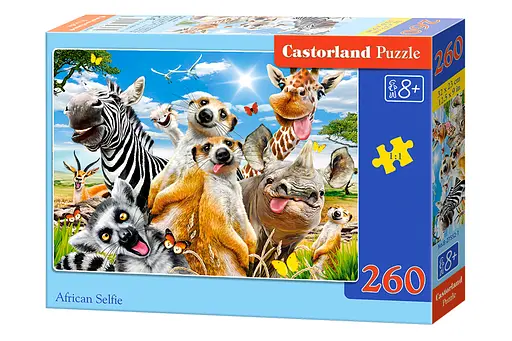 Пазлы Castorland Африканское селфи, 260 элементов, 32x23 см, B-27552
