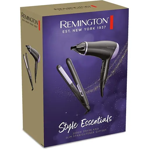Фен+Стайлер Remington Style Essentials Giftset выпрямитель D3016GP - фото 9