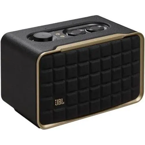 Колонка портативная 2.0 JBL Authentics 200 Black, 2x45Bт, Bluetooth, USB Type-C, Ethernet, WiFi, питание от сети - фото 1