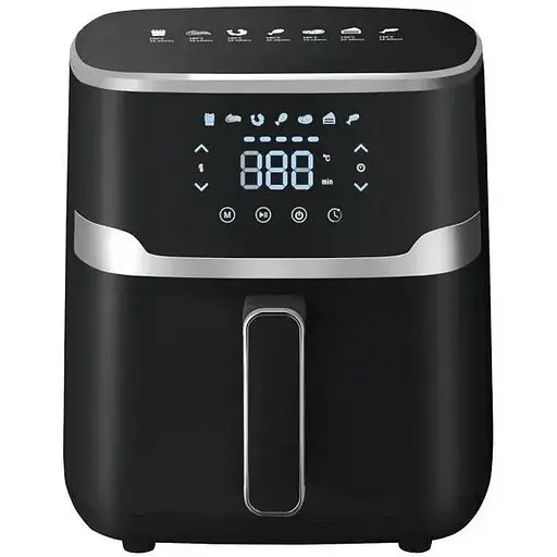 Аэрофритюрница безмасляная Crownberg CB-5547 5л электрическая с сенсорным управлением 1400Вт - фото 1
