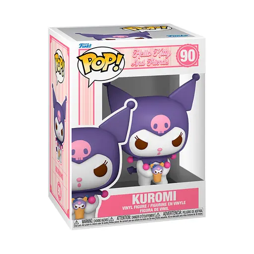 Фігурка Funko Pop Хеллоу Кітті Куромі Hello Kitty Kuromi 10 см FP HK K 90 - фото 3