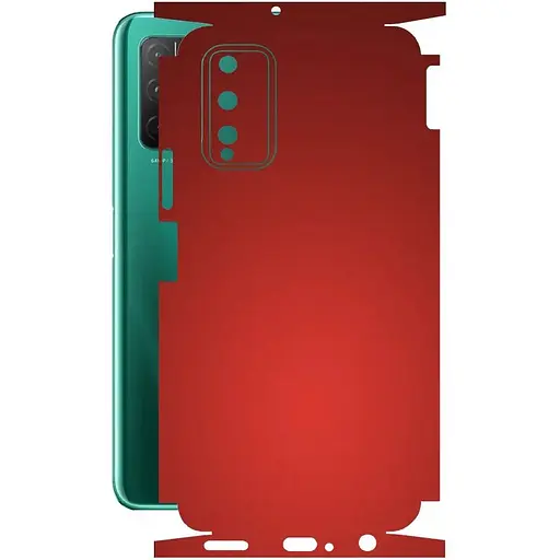 Защитная пленка StatusSKIN для Honor 30s Корпус Винил красная матовая