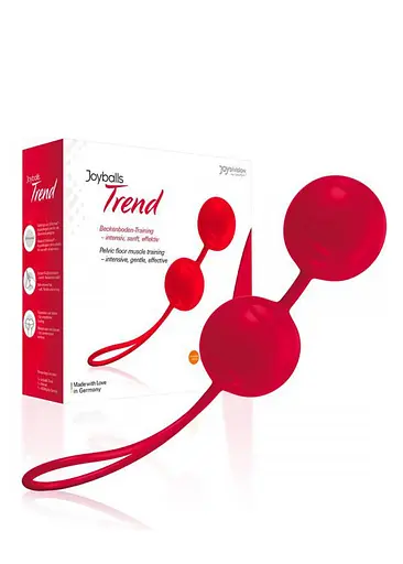 Вагинальные шарики Joydivision Joyballs Trend, 18 см, красный - фото 2