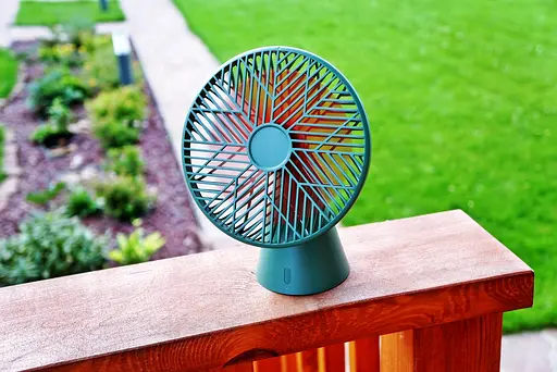 Вентилятор на аккумуляторе Xiaomi Sothing Forest Desktop Fan (DSHJ-S-1907) беспроводной зеленый - фото 4
