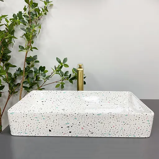 Умивальник VBI Triest mosaic glossy накладний VBI-012709, Цветной - фото 4