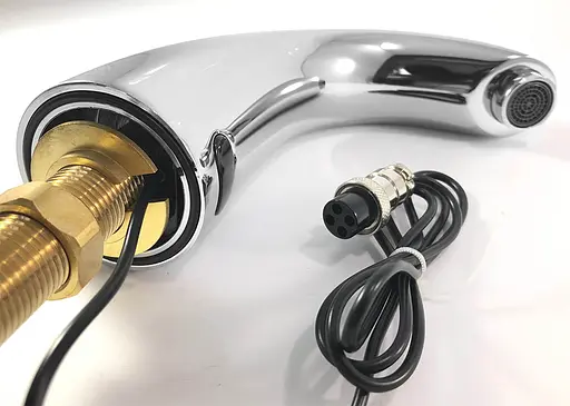 G517 Змішувач для умивальника сенсорний гайка Gappo 1/4, Хром - фото 9