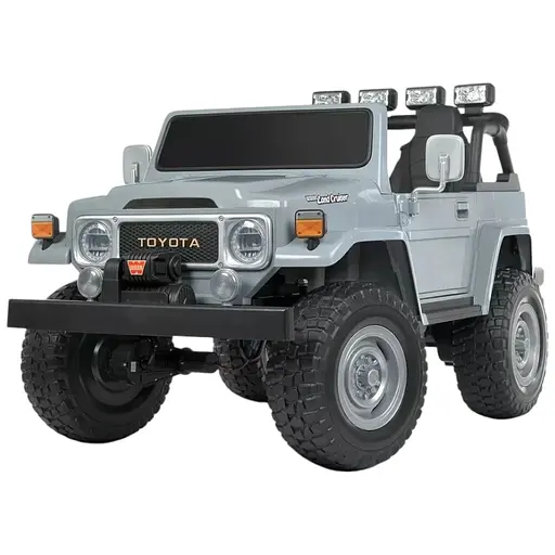Електромобіль дитячий Bambi Toyota M 4968EBLR-11 24V з пультом управління Сірий