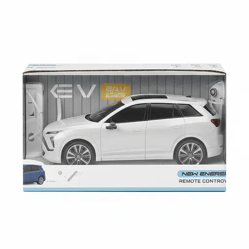 Радиоуправляемый электрокар (EV) 655-76-01 с функциональной зарядной станцией, 3.7V, 2.4GHz, Белый - фото 2