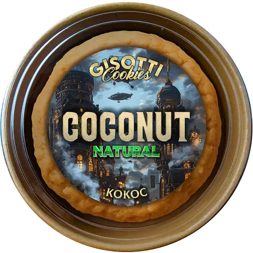 Печиво вершкове Gisotti "Кокосове" натуральне 330 г - фото 1