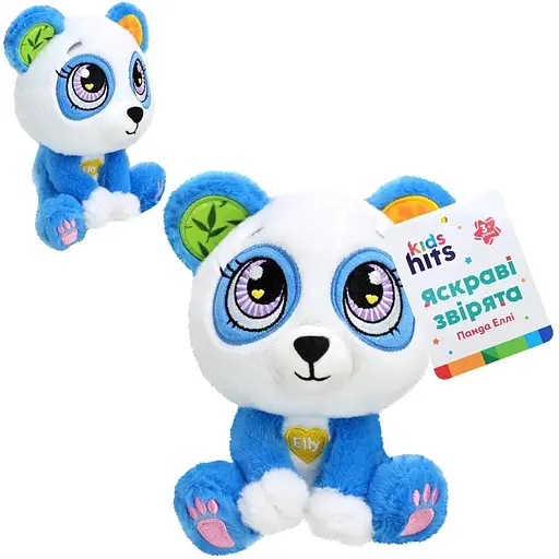 Мягкая игрушка Панда Elly Brightmals Kids Hits KH62/005 15 см Разноцветный - фото 1