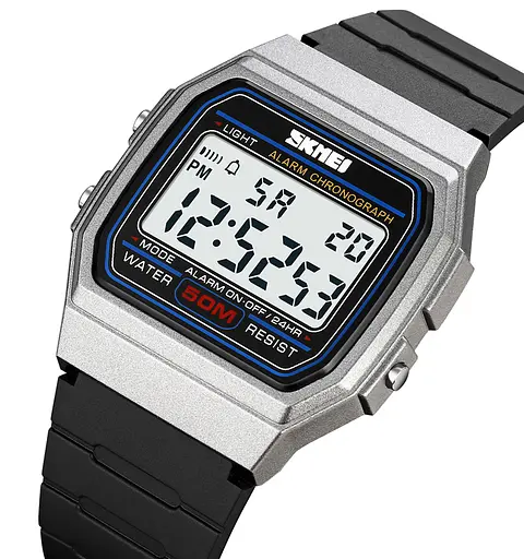 Наручний годинник чоловічий 2042SI Silver Skmei acs0030360 - фото 2