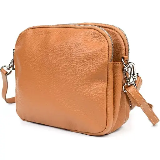 Кожаная женская сумка Virginia Conti 23х18х10 см sum0028546 - фото 1