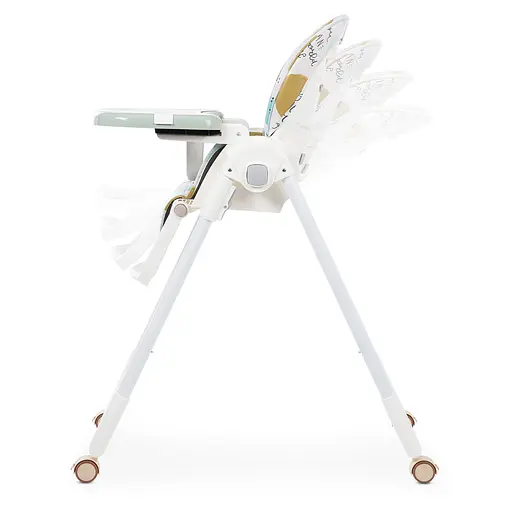 Стульчик для кормления Bambi M 5673-12 с мягкой эко кожей голубой - фото 3