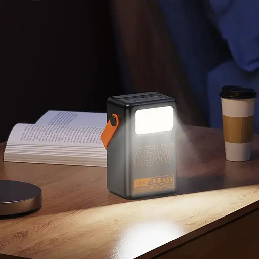 Портативний ЗП Power Bank Hoco J110A Powerful PD65W 60000 mAh Black - фото 5