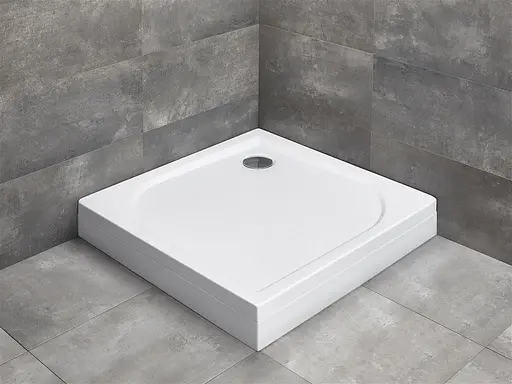 Душовий піддон Radaway Delos C 80x80 4C88170-03 + панель - фото 3