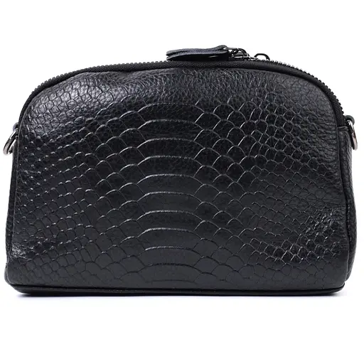 Компактная сумка для женщин Vintage на два отделения из натуральной кожи 19х12х7 см sum0027553 - фото 7