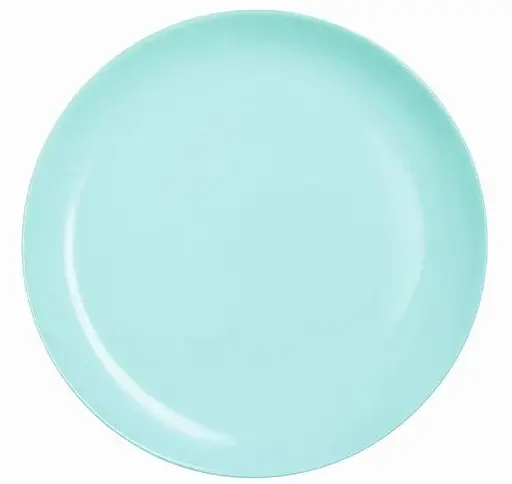 Тарілка обідня Luminarc Diwali Light Turquoise кругла бірюзова 25 см (P2611)