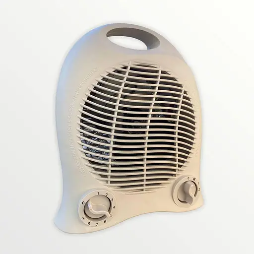 Тепловентилятор Дуйчик кімнатний Kumtel LX- 6441 White 2000 Вт - фото 2