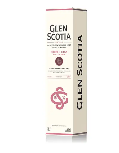 Виски Glen Scotia Double Cask Rum Finish Single Malt Scotch Whisky 46% 0.7 л в подарочной упаковке - фото 3