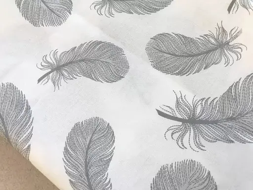 Хлопковая пеленка Moontime 100х80см "Перья" - фото 2