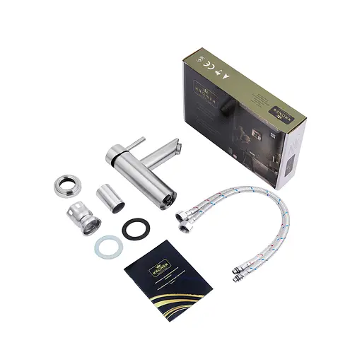 Змішувач для раковини Kroner KRM Edelstahl Klassisch - ESG010 (CV022994) - фото 5