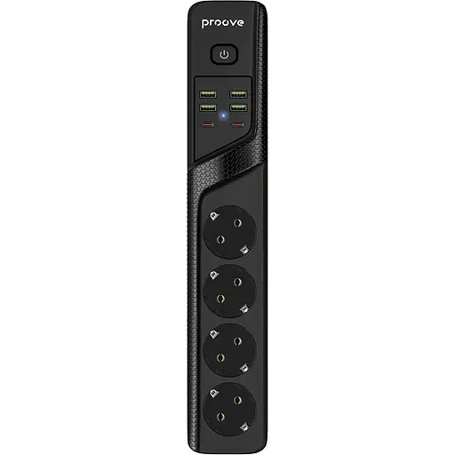 Сетевой фильтр Proove Power Strip P-04 3м (PSP442430001) [151660]