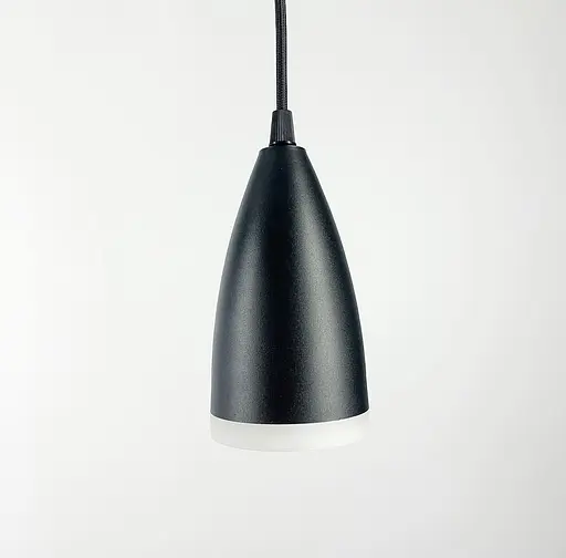 Підвісний світильник у чорному каркасі | Арт. ML323 чорний | Line F - фото 2