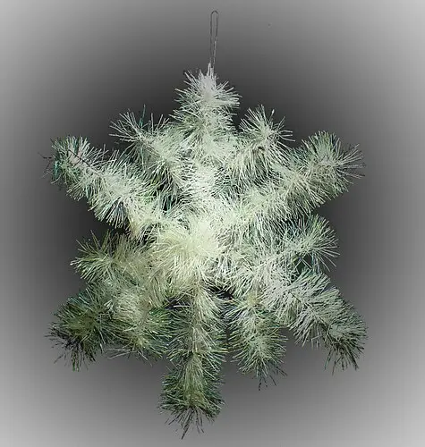 Снежинка подвесная 45 см - фото 1