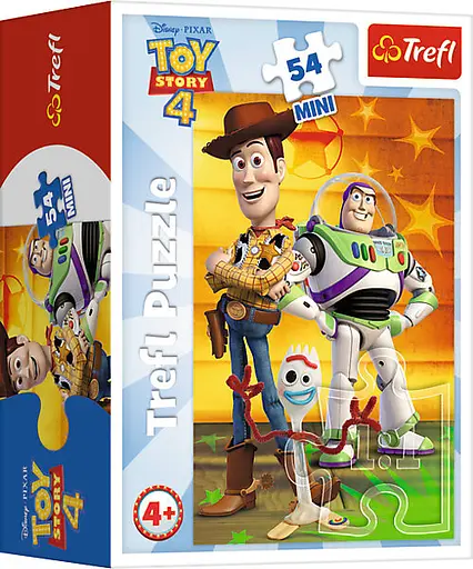 Набір Пазли - (54 елм. Міні) - "Граймося разом" / (54165) / Toy Story 4 - фото 1