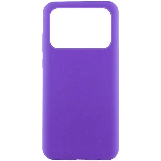 Чехол Lakshmi Silicone Cover (AAA) для Xiaomi Poco X6 Pro Фиолетовый / Amethyst