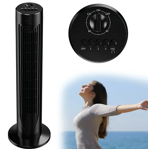 Колонний вентилятор 45Вт Silver Crest STV 45C2 Black - фото 7